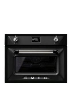 Smeg Sf4920Mcn 45Cm Built In Compact Combination Microwave Oven